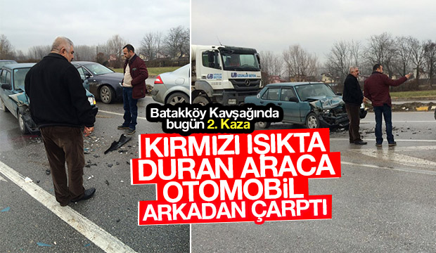  Batakköy Kavşağında Kaza