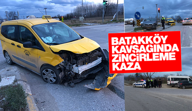  Batakköy Kavşağında Kaza