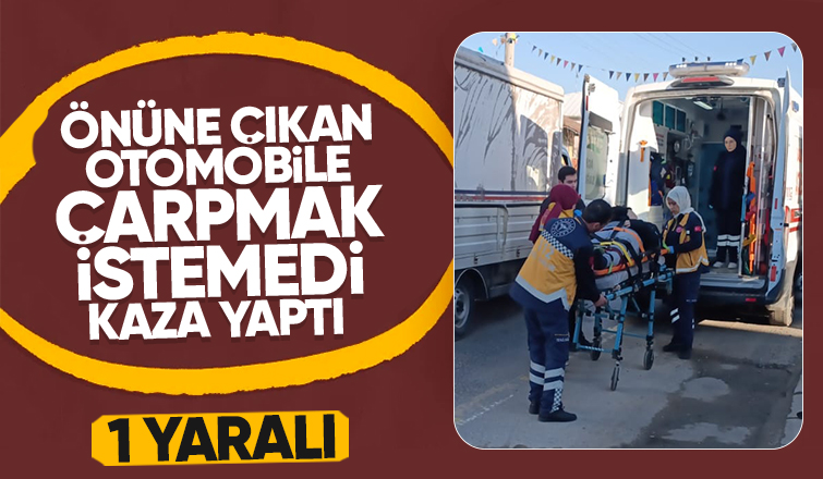 Batakköy yolunda kaza 1 yaralı