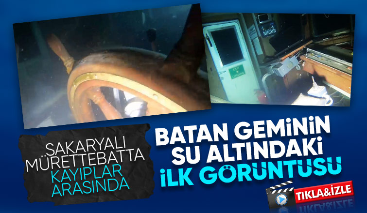 Batan geminin içindeki aramalar görüntülendi