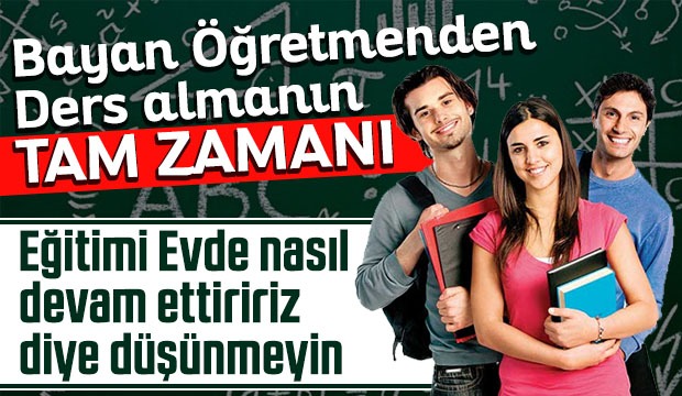 Bayan Öğretmenden Özel Matematik Dersi