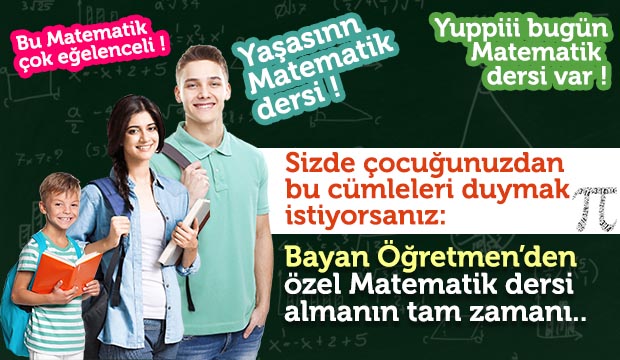Bayan Öğretmenden Özel Matematik Dersi