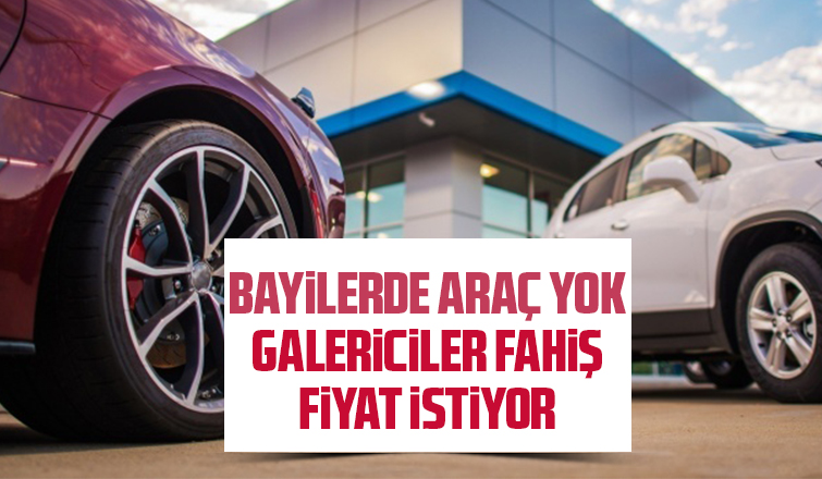 Bayide araç yok galeride vurgun var