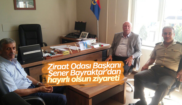 Bayraktar'dan Hekimoğlu'na  Hayırlı Olsun Ziyareti