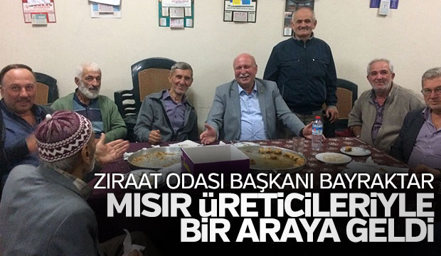Bayraktar Mısır Üreticileriyle Toplandı