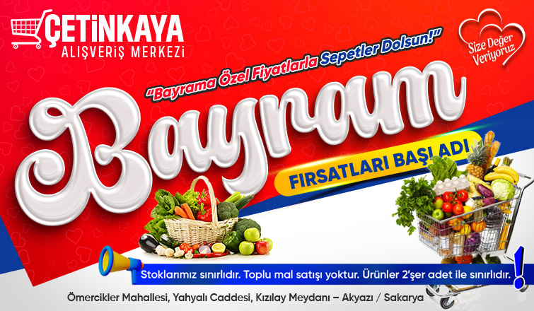 Bayram Bereketi Çetinkaya’da