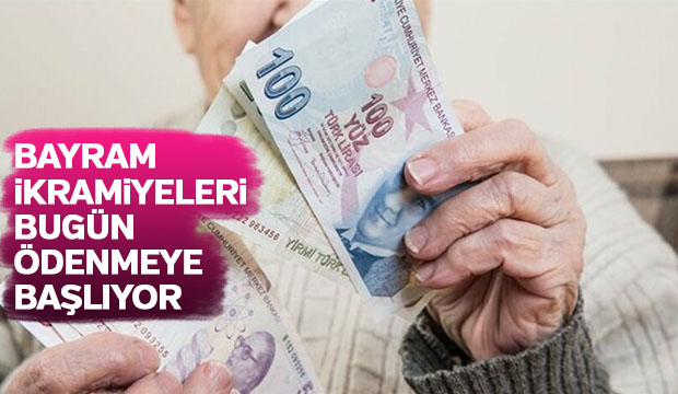 Bayram ikramiyeleri bugün ödenmeye başlıyor