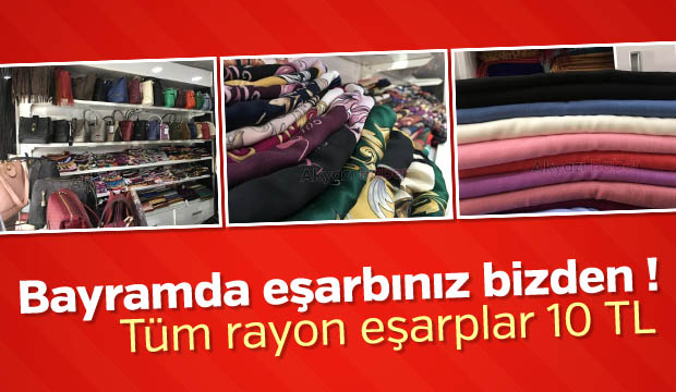 Bayramda Eşarbınız Bizden
