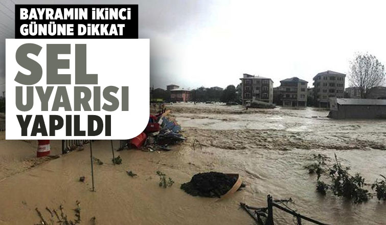 Bayramın ikinci günü Sakarya için kuvvetli yağış uyarısı