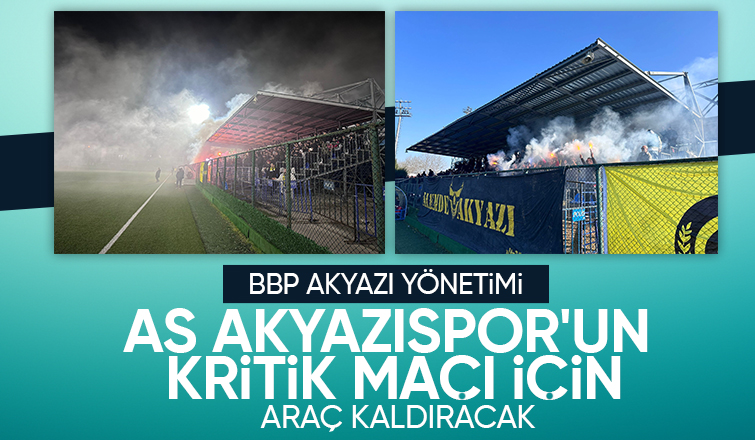 BBP Akyazı As Akyazıspor maçı için araç tahsis etti