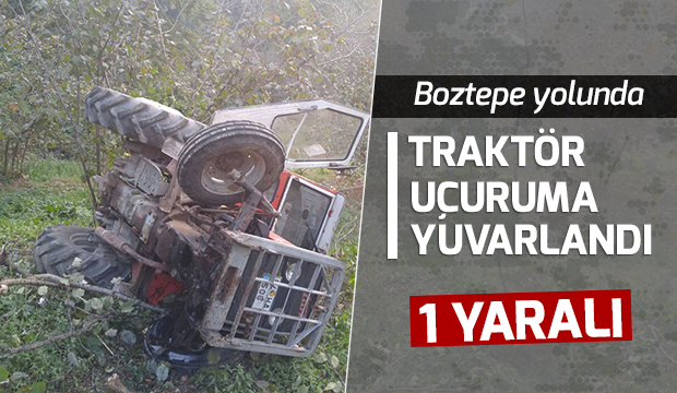 Beldibinde Traktör Kazası