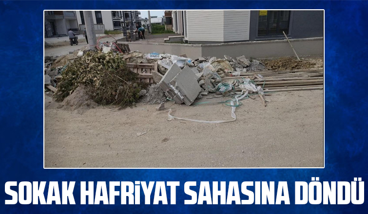 Belediyeye moloz ve inşaat atığı tepkisi