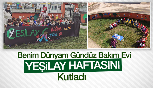  Benim Dünyam Kreş Evi Yeşilay Haftasını Kutladı