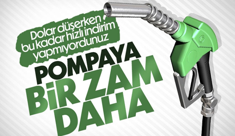 Benzin ve motorinde bir zam daha