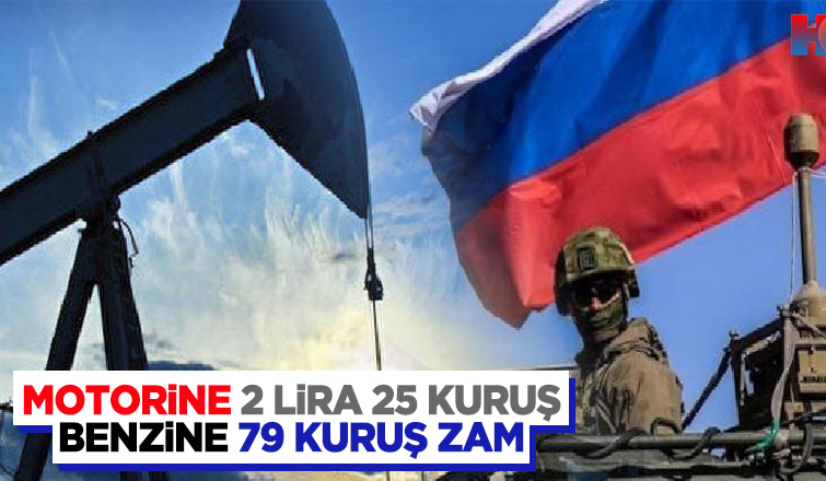 Benzin ve motorine bu gece de zam var