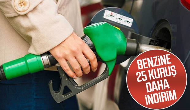 Benzine 25 kuruş indirim geliyor