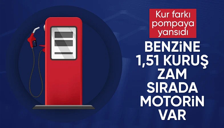 Benzine zam geldi, sıra motorinde