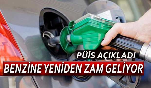 Benzine zam geliyor