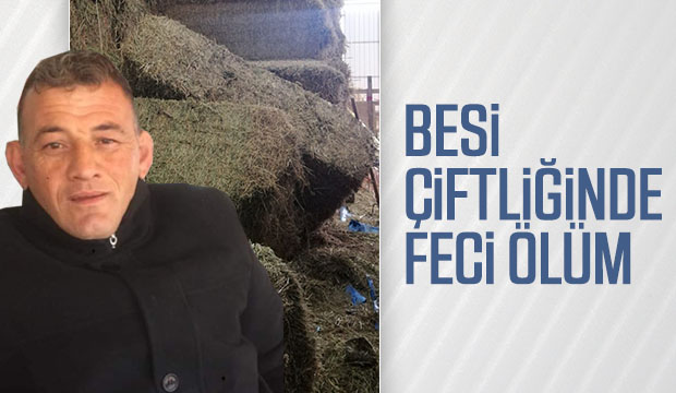 Besi çiftliğinde feci ölüm