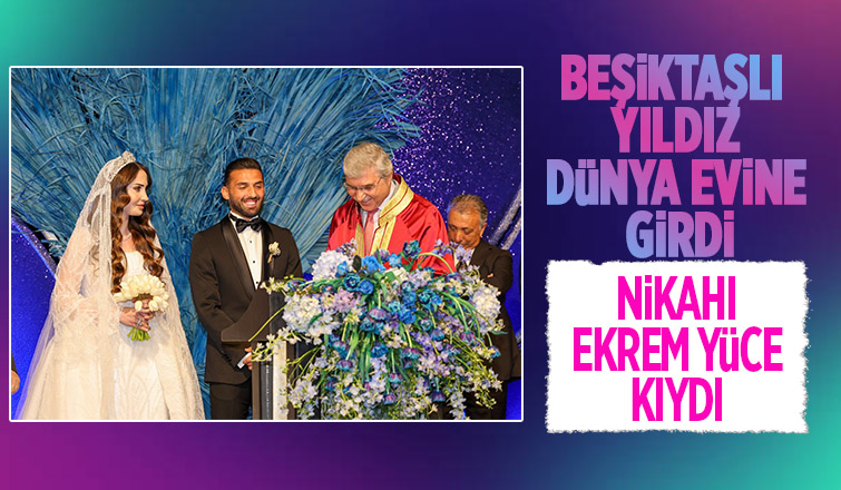 Beşiktaşlı Umut, Merve Aydemir'le evlendi