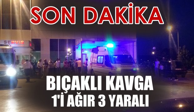 Bıçaklı Kavga 3 Yaralı