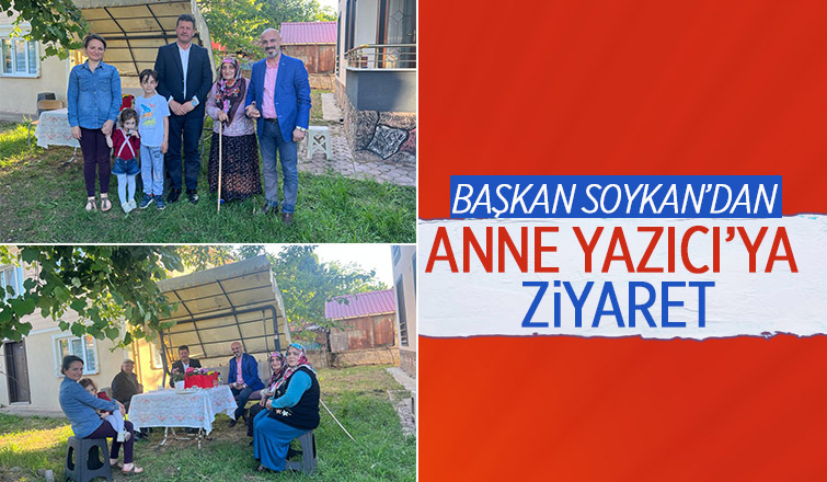Bilal Soykan'dan anne Yazıcı'ya ziyaret