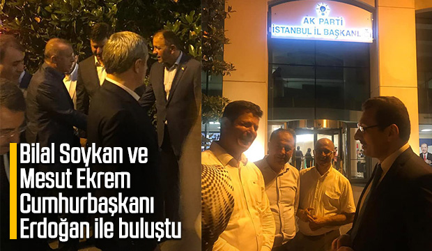Bilal Soykan ve Mesut Ekrem Cumhurbaşkanı Erdoğan ile buluştu