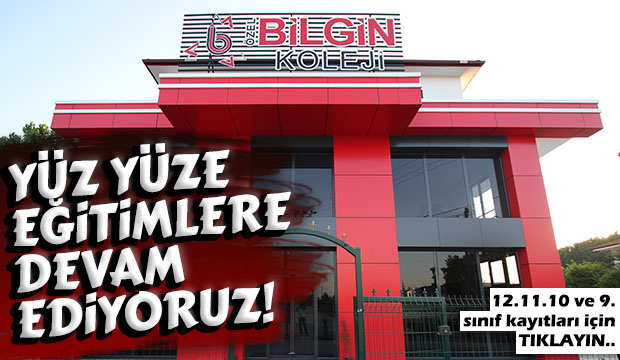 Bilgin Koleji eğitimlere başarıyla devam ediyor