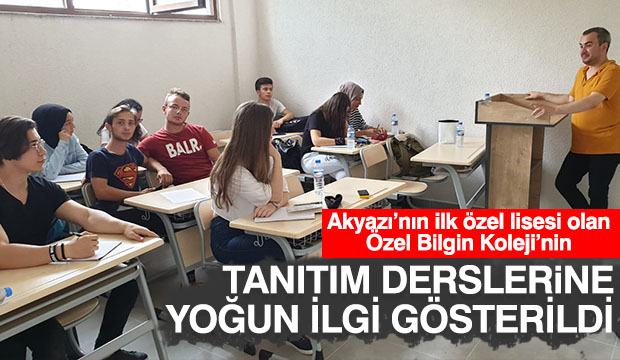 Bilgin Koleji Tanıtım Derslerine Yoğun İlgi