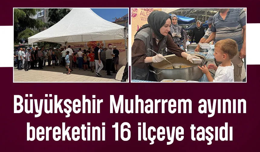 Binlerce kişi aşureyi tattı, hem diller hem de gönüller lezzet buldu