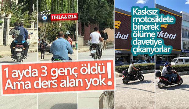 Bir ayda 3 genç öldü Ama ders alan yok