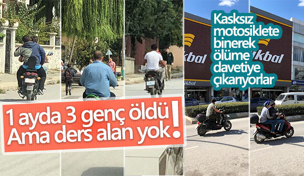 Bir ayda 3 genç öldü Ama ders alan yok