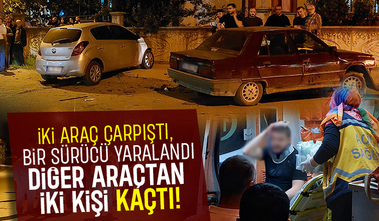 Bir sürücü yaralandı, Diğer araçtan iki kişi kayıplara karıştı