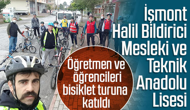 Bisiklet turuna katıldılar