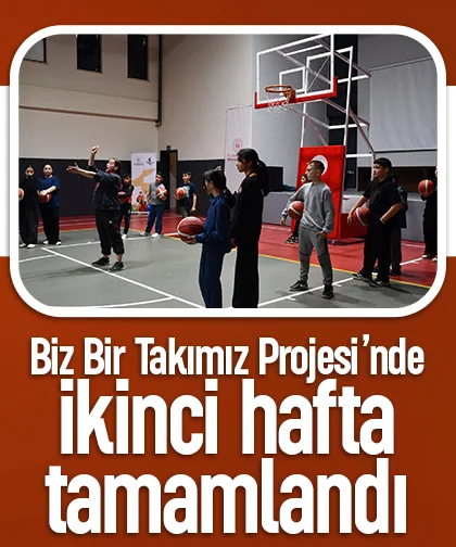 Biz Bir Takımız Projesi’nde ikinci hafta tamamlandı
