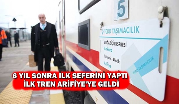 Boğaziçi Ekspresi ilk seferinde Sakarya'ya ulaştı