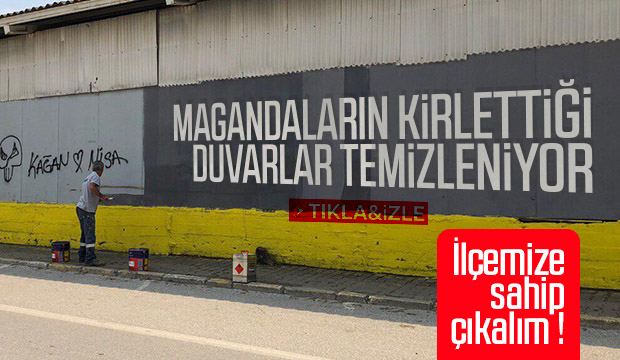 Boyalı Duvarlar Temizlendi