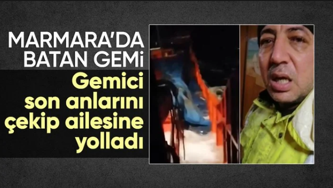 Bu görüntüden sonra gemi battı: Sakaryalı Ahmet'te gemideydi