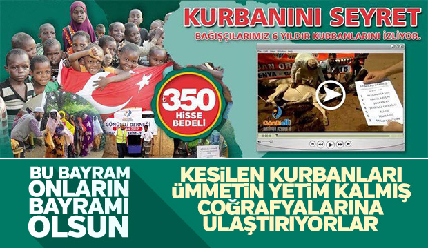 Bu Kurban Yetimlerin Bayramı Olsun