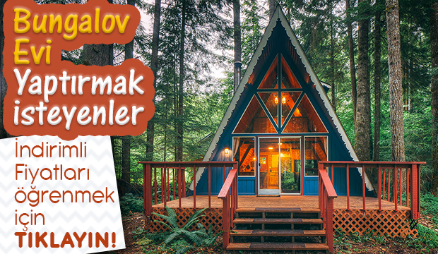 Bungalov Ev Almanın Tam Zamanı