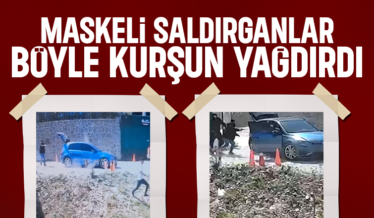 Bungalovda maskeli saldırganların kurşun yağdırdığı anlar kamerada