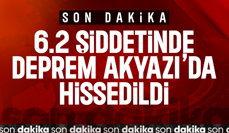 Büyük deprem; Akyazı'da sallandı