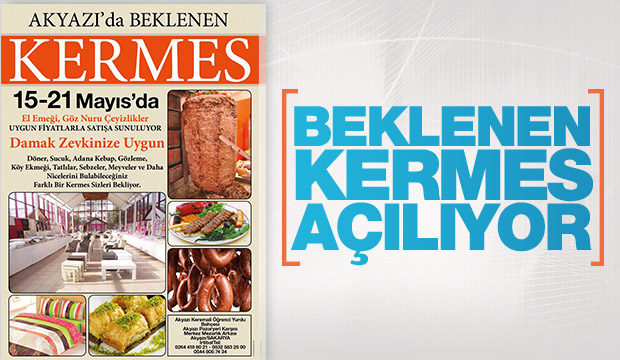 Büyük Kermes Açılıyor