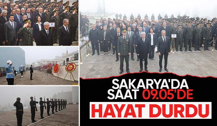 Büyük Önder Atatürk törenle anıldı