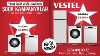Büyük Vestel Kampanyası Sadece Yüksel Öztürk Bayisinde