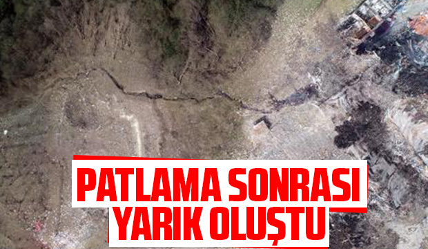 Büyük yarık oluştu