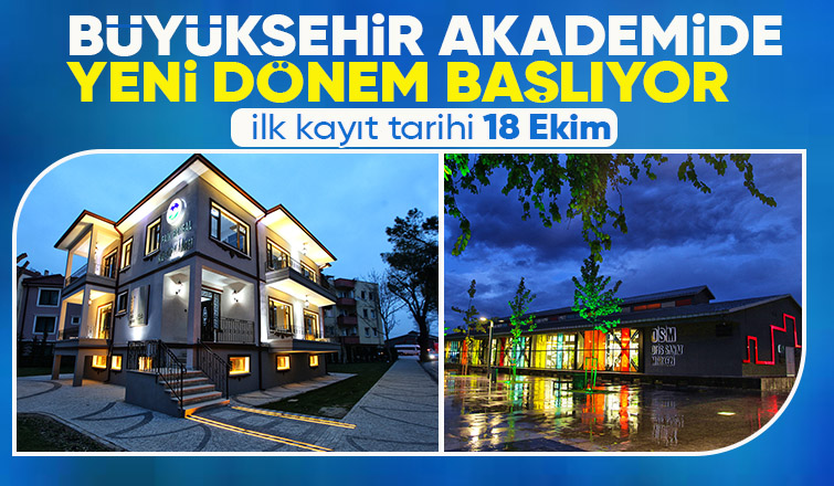 Büyükşehir Akademi’de kayıtlar başlıyor