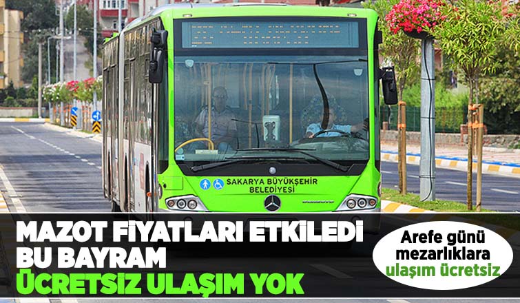 Büyükşehir arefe günü mezarlıklara ücretsiz ulaşım sağlayacak