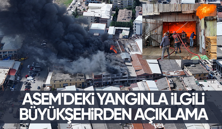 Büyükşehir'den yangın açıklaması