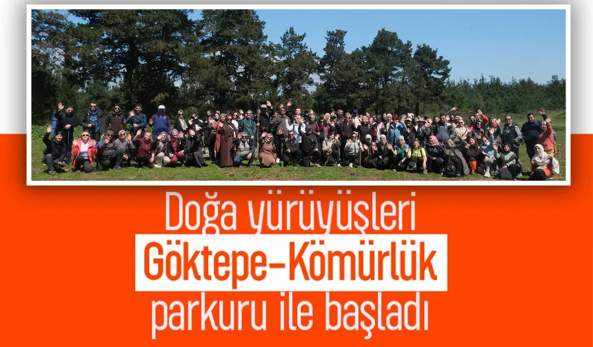 Büyükşehir doğa yürüyüşleri başladı